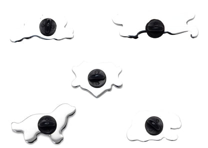 Human Made x KAWS Pin Badge Set (5 Piece) Multicolor