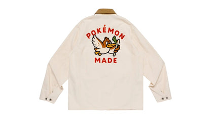 Human Made x Pokemon Coverall Jacket White