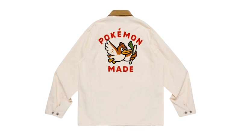Human Made x Pokemon Coverall Jacket White