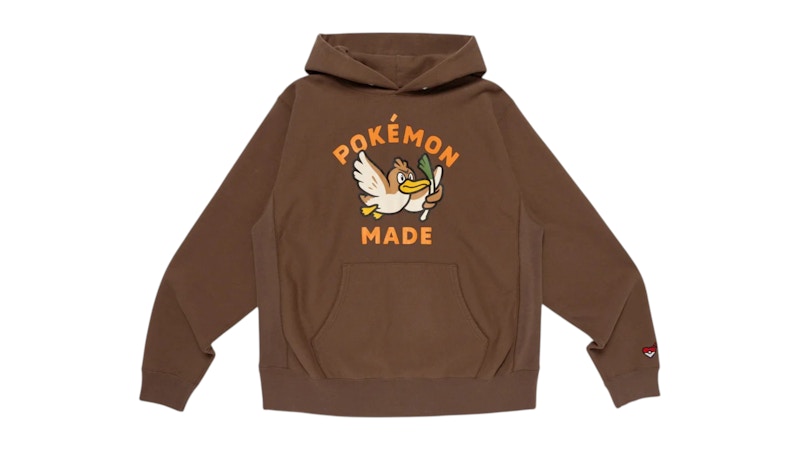 Human Made x Pokemon Heavy Weight Hoodie Brown