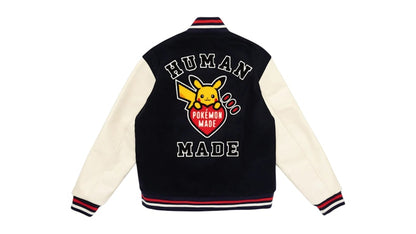 Human Made x Pokemon Varsity Jacket Navy