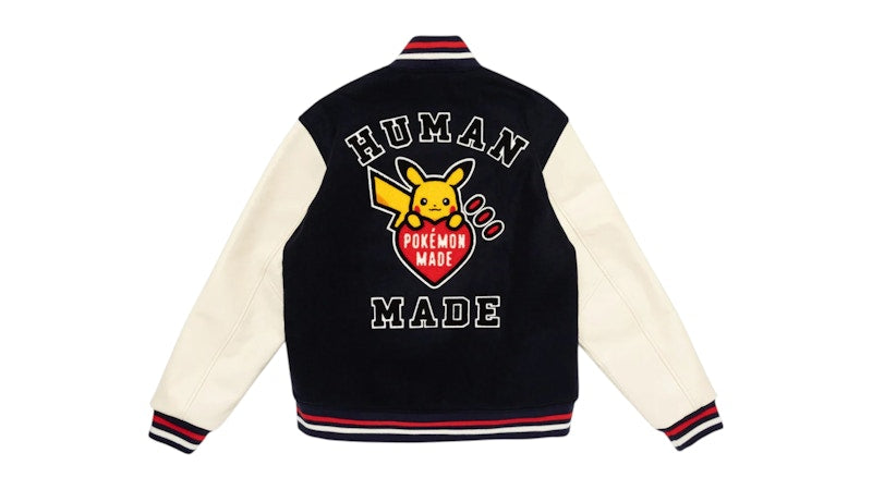 Human Made x Pokemon Varsity Jacket Navy