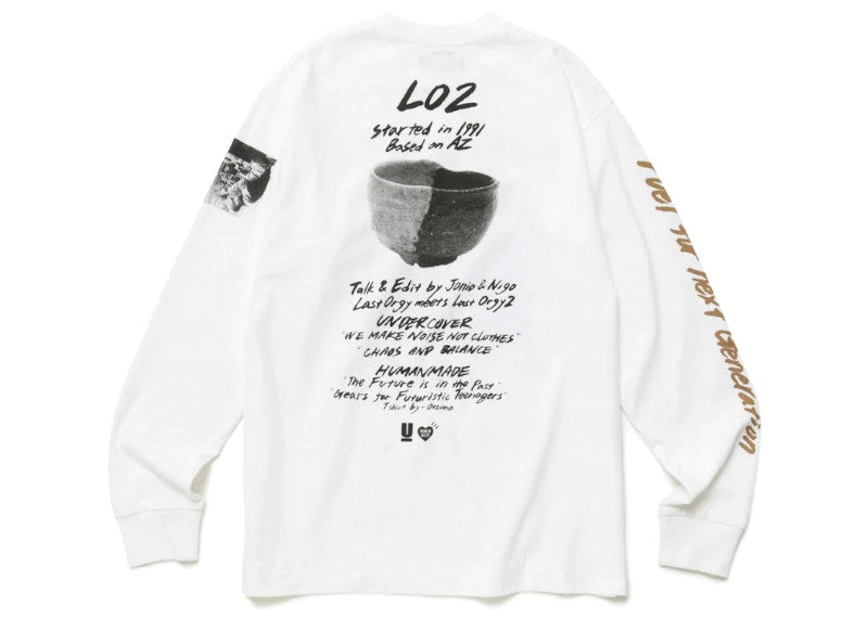 Human Made x Undercover Last Orgy 2 1991 L/S T-Shirt White