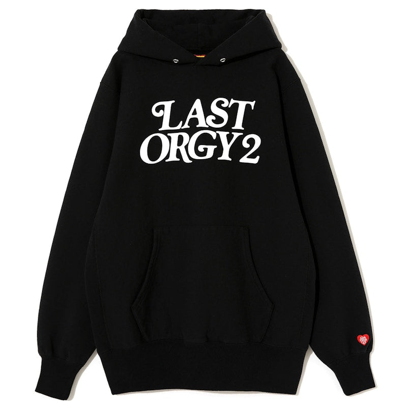Human Made x Undercover Last Orgy 2 GDC Pizza Hoodie Black