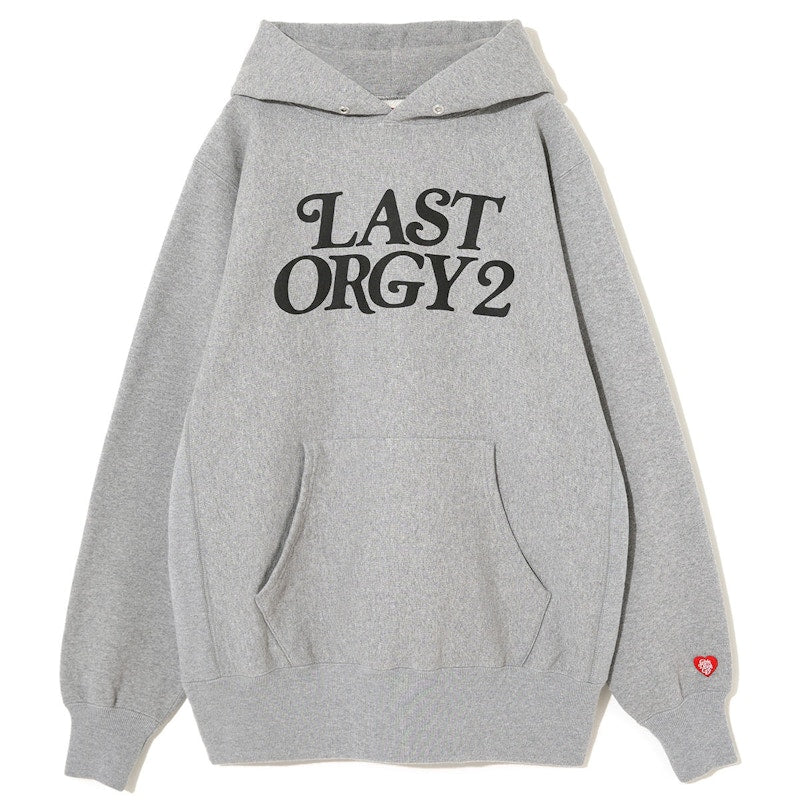 Human Made x Undercover Last Orgy 2 GDC Pizza Hoodie Grey Navy