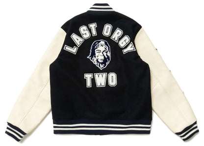 Human Made x Undercover Last Orgy 2 Varsity Jacket Navy