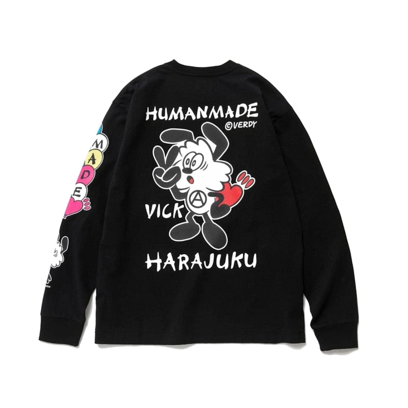 Human Made x Verdy Vick L/S T-Shirt Black