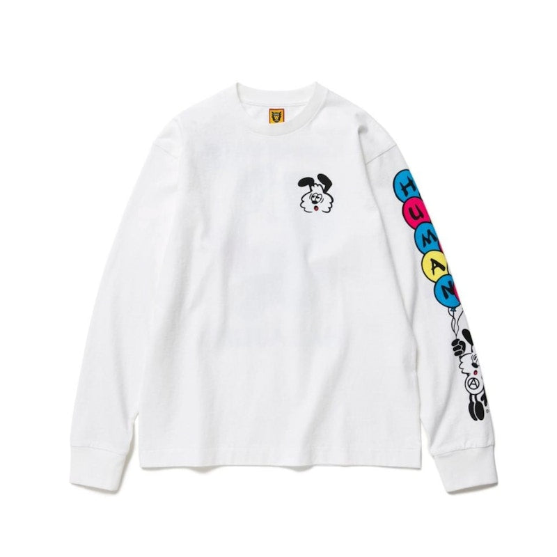 Human Made x Verdy Vick L/S T-Shirt White