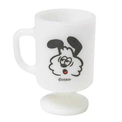 Human Made x Verdy Vick Milk Glass Pedestal Mug White