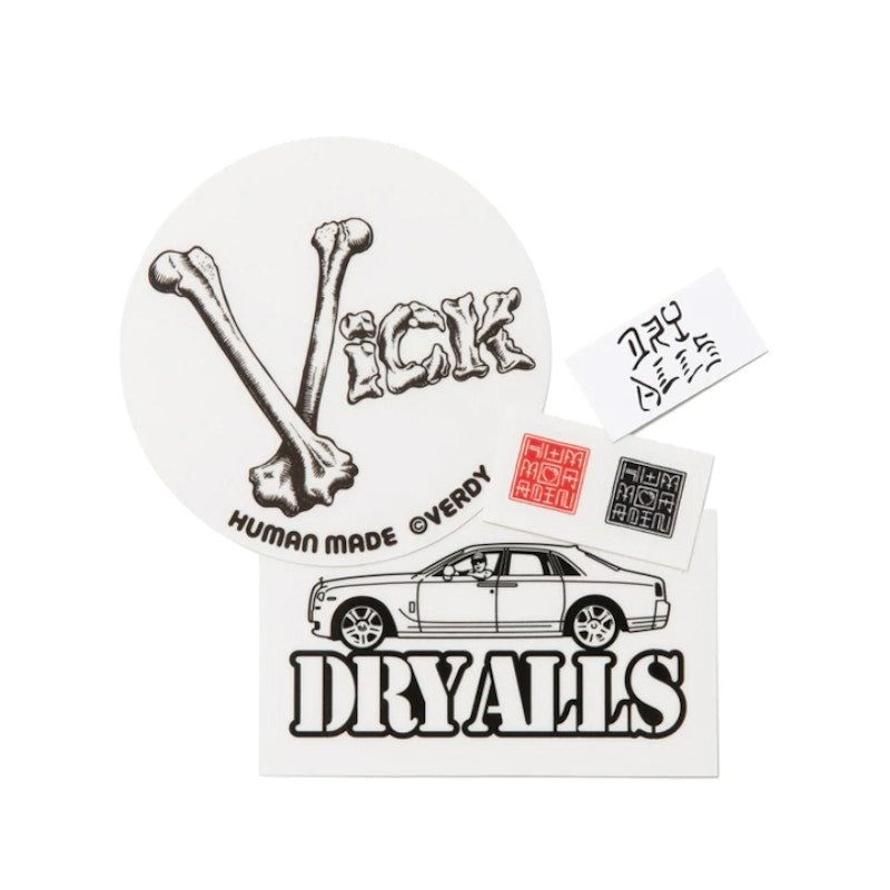 Human Made x Verdy Vick Skateboard Deck (with Stickers) Orange