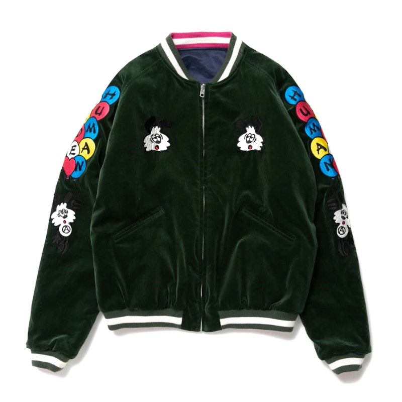 Human Made x Verdy Vick Yokosuka Reversible Jacket Green