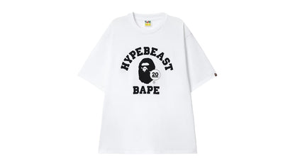 Hypebeast x A Bathing Ape 20th Anniversary T-shirt White