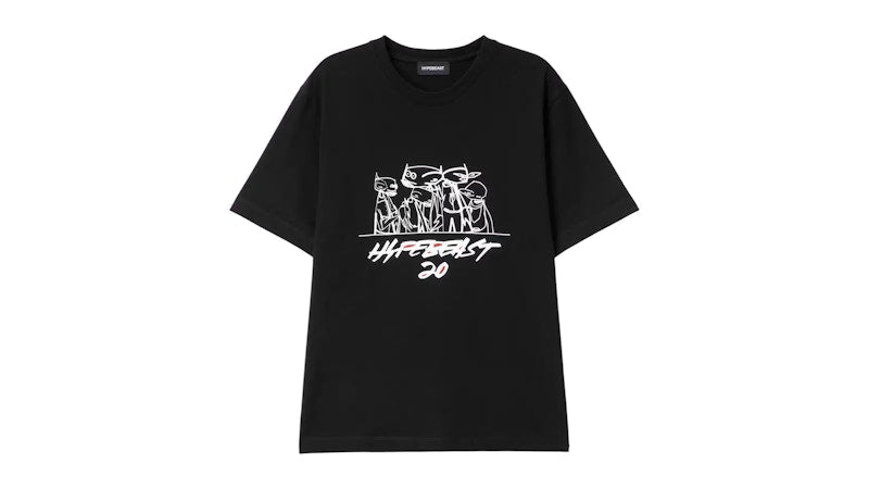 Hypebeast x Futura Laboratories 20th Anniversary T-shirt Black