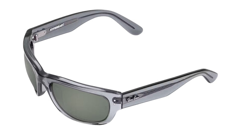 Hypebeast x Ray-Ban 20th Anniversary Mega Balorama Sunglasses Transparent Grey