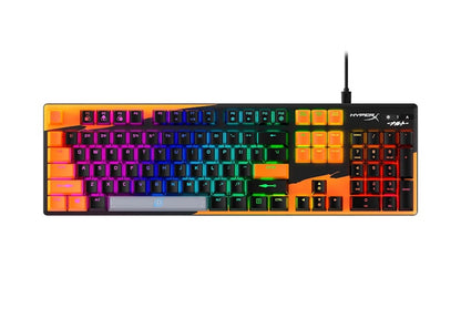 HyperX Naruto Shippuden Collection Alloy Origins Mechanical Gaming Wired Keyboard Naruto Edition 67J25AA#ABA Orange