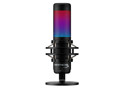 HyperX QuadCast S Wired Multi-Pattern Electret Condenser Microphone HMIQ1S-XX-RG/G Black