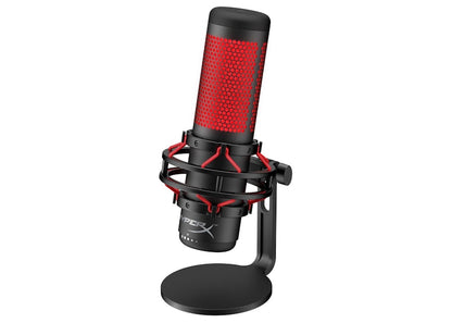 HyperX QuadCast Wired Multi-Pattern Electret Condenser Microphone HX-MICQC-BK Black