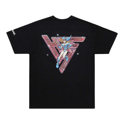 Hypland Yugioh Magician Sparkle Logo T-shirt Black