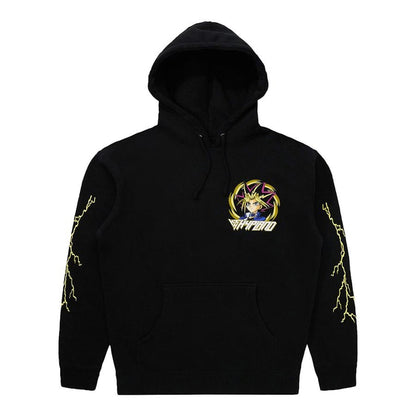 Hypland Yugioh Skull Thunder Hoodie Black