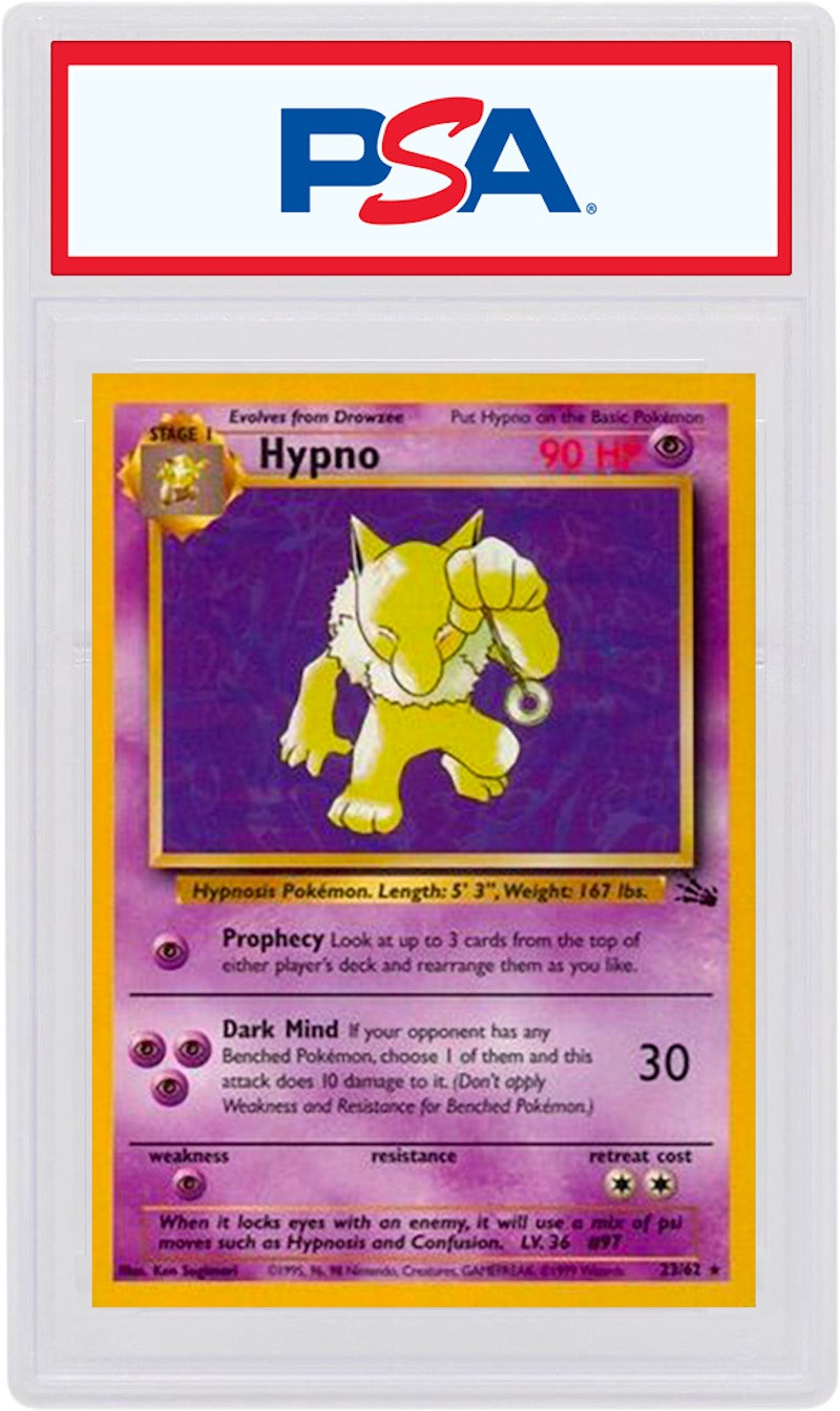 Hypno-Holo 1999 Pokemon TCG Fossil #8/62