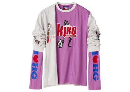 Hysteric Glamour x Kiko Kostadinov Double Sleeve L/S T-Shirt Beige Pink