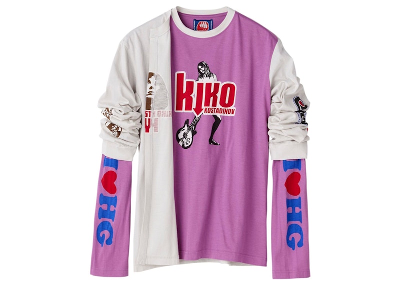 Hysteric Glamour x Kiko Kostadinov Double Sleeve L/S T-Shirt Beige Pink