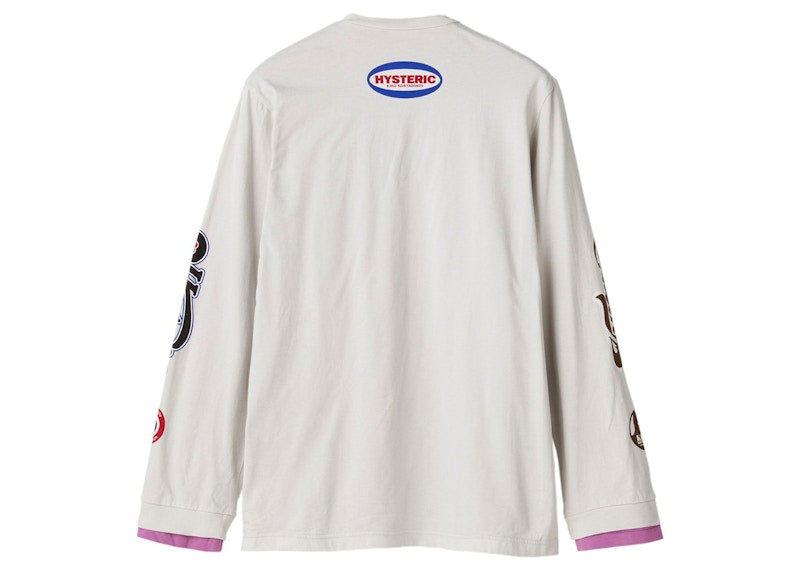 Hysteric Glamour x Kiko Kostadinov Double Sleeve L/S T-Shirt Beige Pink