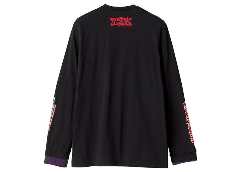 Hysteric Glamour x Kiko Kostadinov Double Sleeve L/S T-Shirt Black Purple