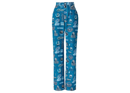 Hysteric Glamour x Kiko Kostadinov Women's Denim Skirt Trouser Blue