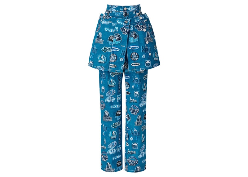 Hysteric Glamour x Kiko Kostadinov Women's Denim Skirt Trouser Blue
