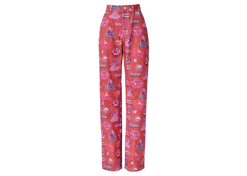 Hysteric Glamour x Kiko Kostadinov Women's Denim Skirt Trouser Pink