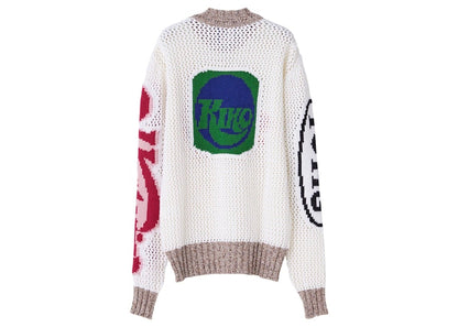 Hysteric Glamour x Kiko Kostadinov Women's Logo Mesh Pullover White