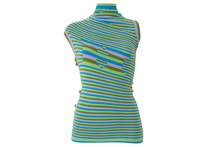 Hysteric Glamour x Kiko Kostadinov Women's Optic Stripe Knit Blue