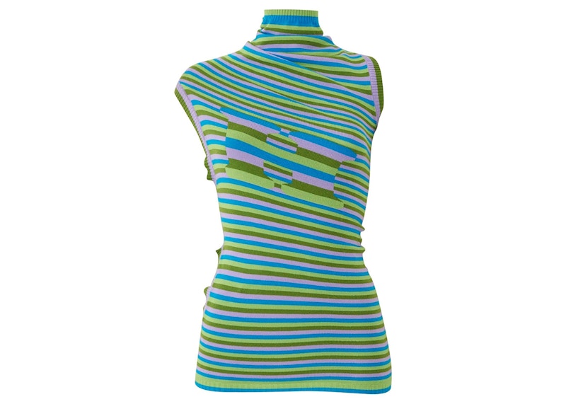 Hysteric Glamour x Kiko Kostadinov Women's Optic Stripe Knit Blue