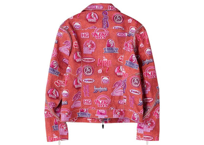 Hysteric Glamour x Kiko Kostadinov Women's Zip Moto Jacket Pink