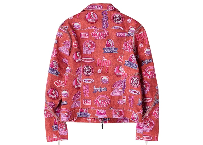Hysteric Glamour x Kiko Kostadinov Women's Zip Moto Jacket Pink