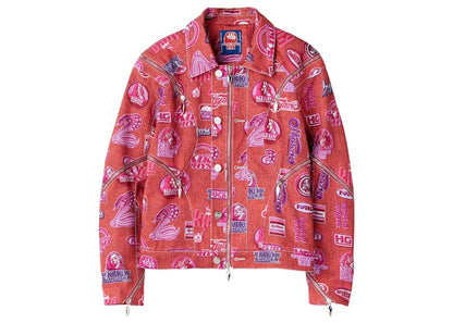 Hysteric Glamour x Kiko Kostadinov Women's Zip Moto Jacket Pink