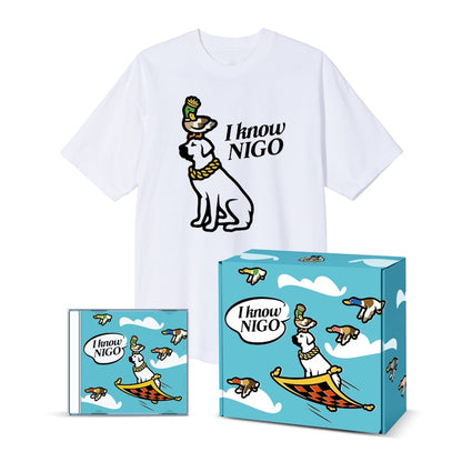 I Know Nigo T-Shirt and CD Box Set 1 White
