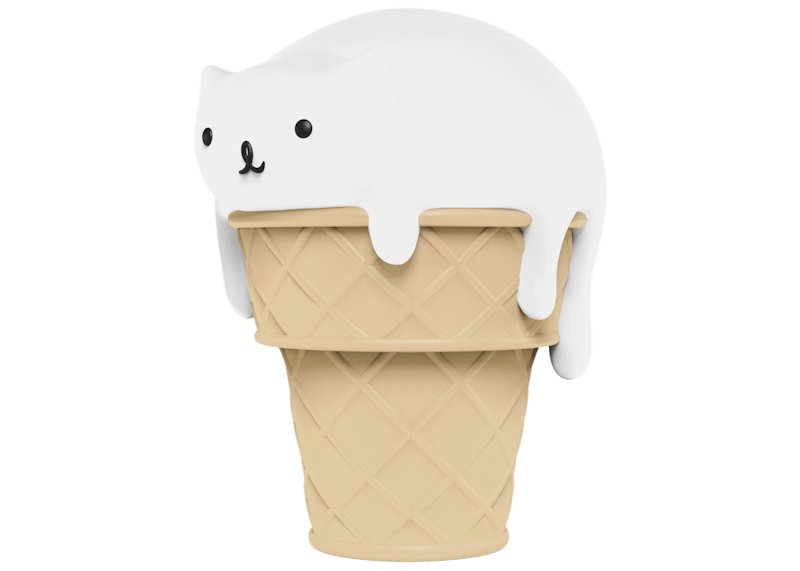 I Love Doodle Mighty Jaxx Meowlting Figure