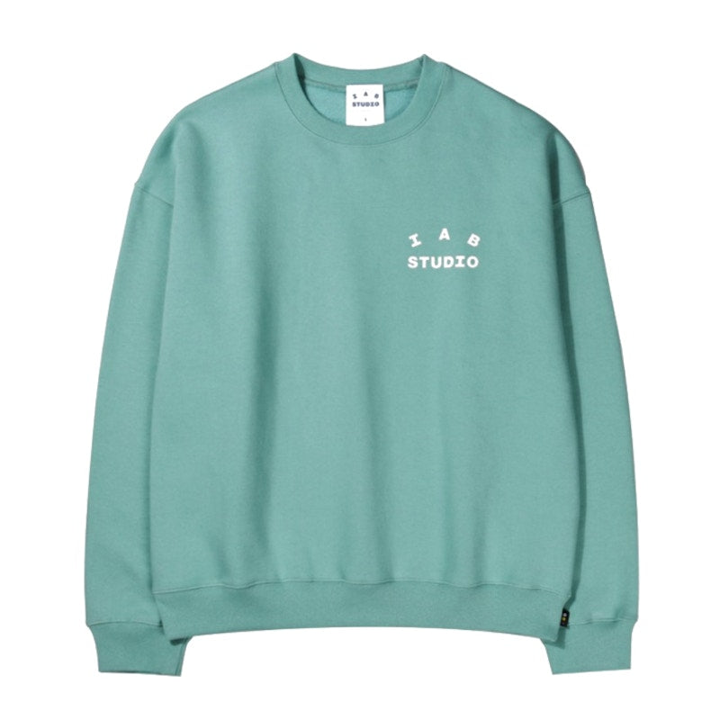IAB Studio Classic Crewneck Sweatshirt Ash Green