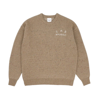 IAB Studio x Saddler Haus Knit Sweater Beige Plain