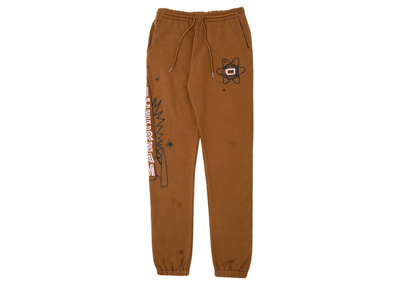 Ice Cream Atomic Sweatpants Brown