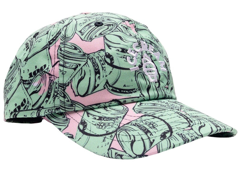 Ice Cream Bands Dad Cap Green/Rose Smoke