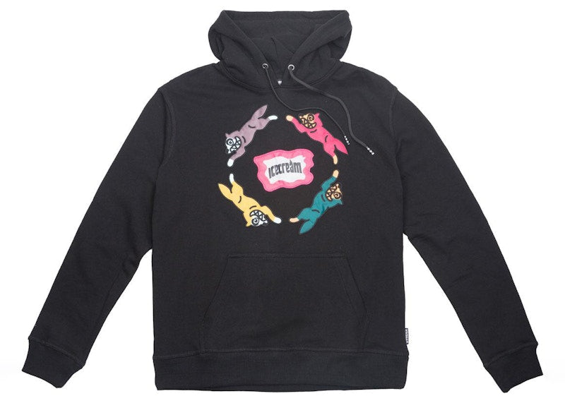 Ice Cream Chase Hoodie Black
