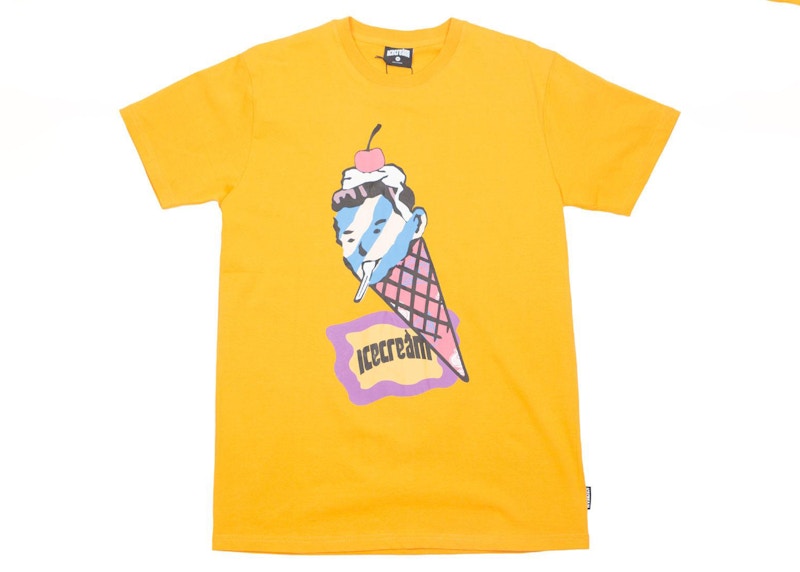 Ice Cream Conehead Tee Yellow
