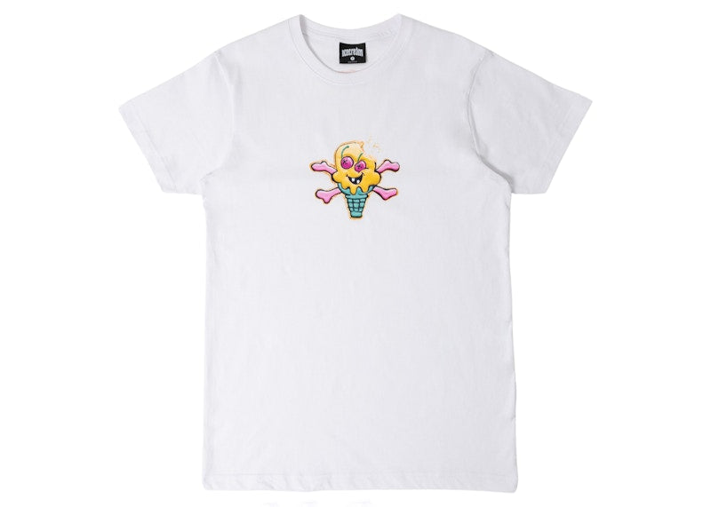 Ice Cream Cookie Tee White