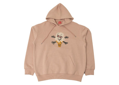 Ice Cream Croissant Hoodie Rose Smoke/Pink