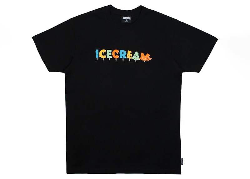 Ice Cream Drip Tee Black