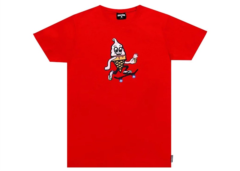 Ice Cream Kick Push Tee Tomato