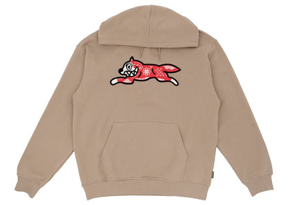 Ice Cream Kirigami Running Dog Flock Hoodie Beige